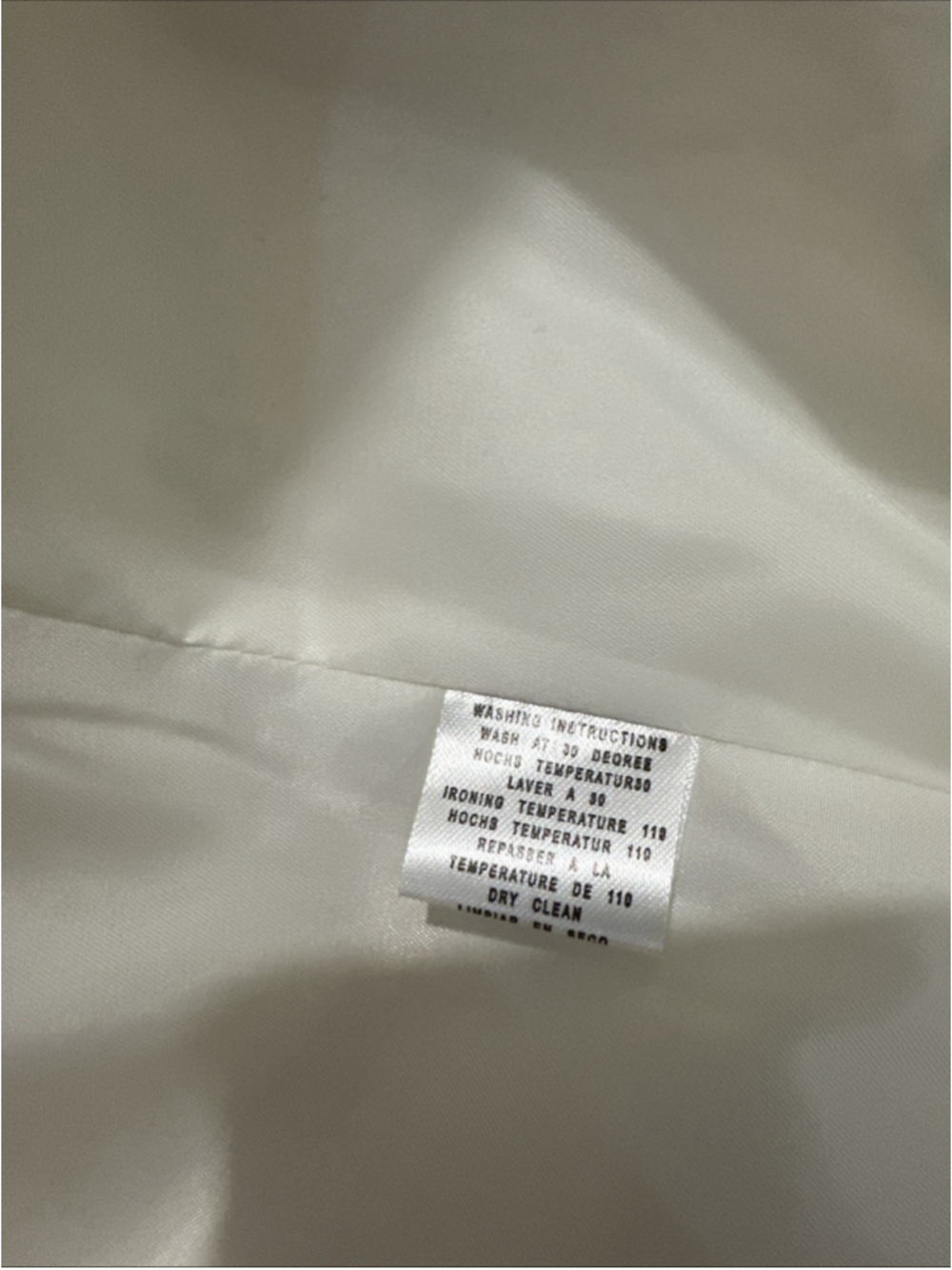 Women Skirt Suit Ivory Size Medium Gold Bottom 2 Piece Jacket - Picture 14 of 16